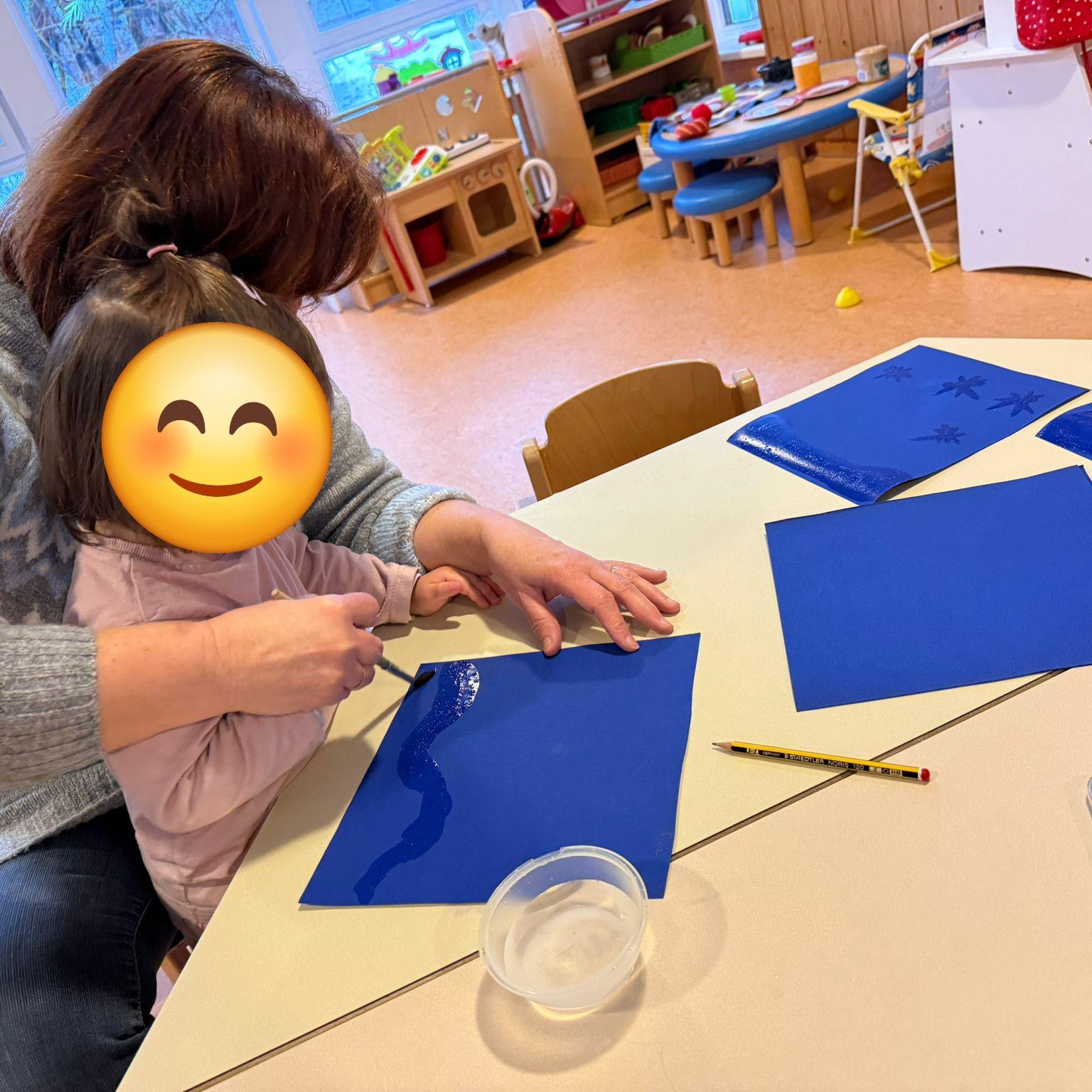 Projekt 'Schnee & Eis' in der Kükengruppe