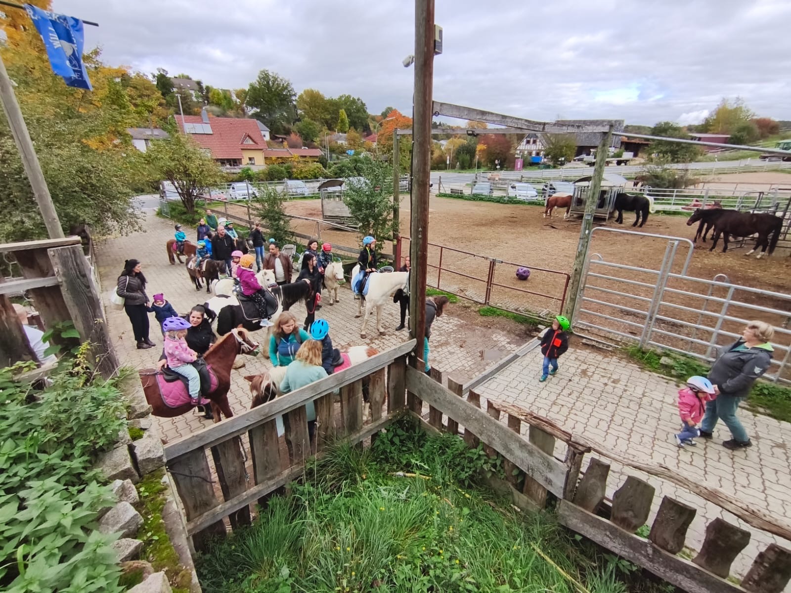 Familienwanderung der Kükengruppe